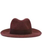 Maison Michel 'english' Hat - Red