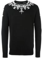 Marcelo Burlon County Of Milan 'huemules' Jumper, Men's, Size: Xs, Black, Wool