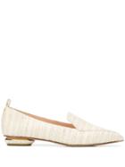 Nicholas Kirkwood Woven Slip On Shoes - Neutrals