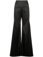 Halpern Flared High Waist Trousers - Black