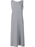 Peter Cohen V-neck Dress, Women's, Size: Small, Grey, Cashmere