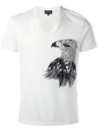 Emporio Armani Eagle Print T-shirt, Men's, Size: Large, White, Cotton