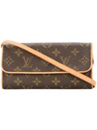 Louis Vuitton Vintage Twin Pm Clutch - Brown