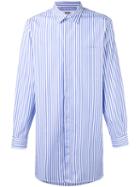 Msgm Fedelle Shirt, Men's, Size: 40, Blue, Cotton