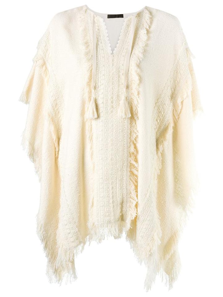 Talie Nk Bouclé Poncho, Women's, Cotton