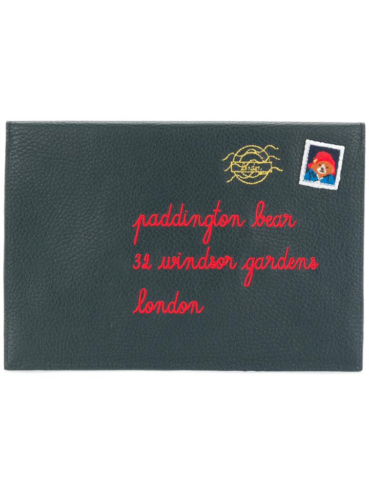 Maison Labiche Envelope Clutch - Blue