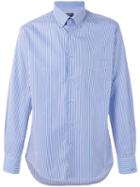 Paul & Shark - Striped Shirt - Men - Cotton - 43, Blue, Cotton