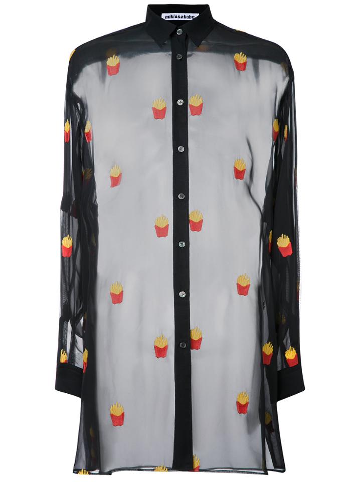 Mikio Sakabe French Fries Shirt - Black