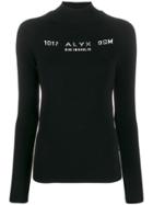1017 Alyx 9sm Logo Knitted Roll Neck - Black
