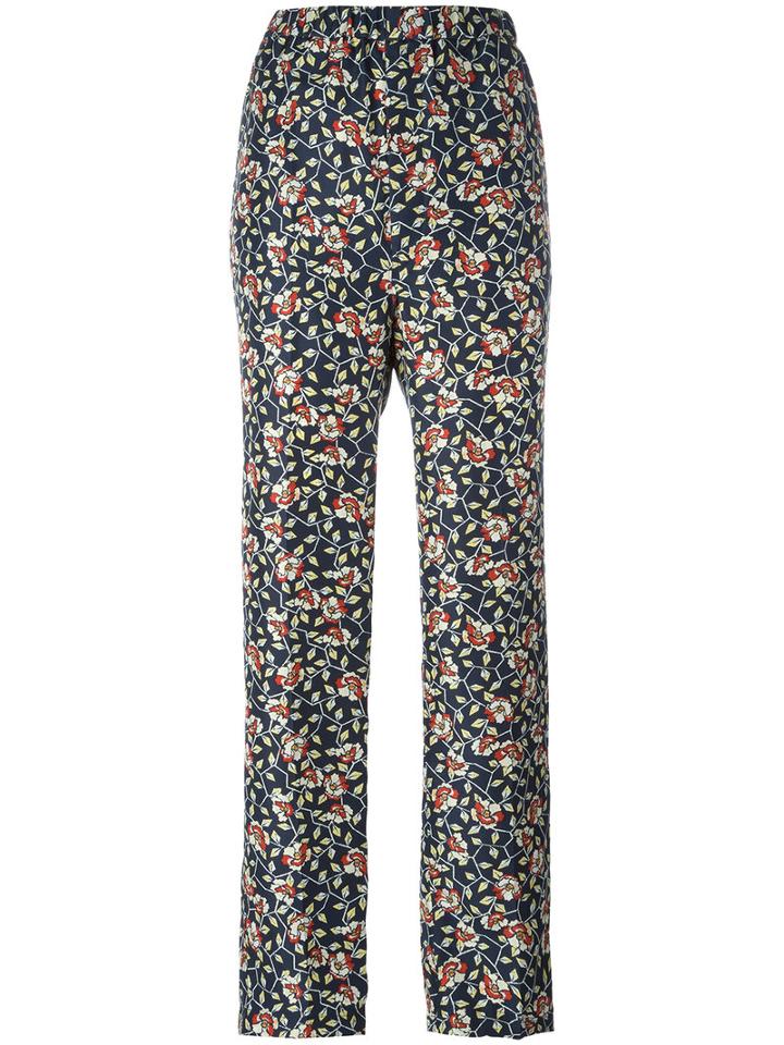Isabel Marant Printed Roya Trousers, Women's, Size: 40, Silk