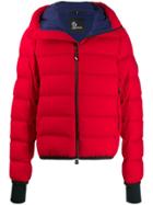 Moncler Grenoble Zipped Puffer Jacket - Red