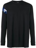 Raf Simons X Fred Perry Longsleeved Logo Patch T-shirt - Black