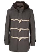 Kolor Classic Duffle Coat, Men's, Size: 3, Grey, Cork/acetate