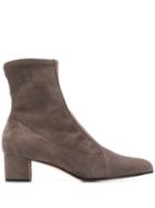 Antonio Barbato Pointed Ankle Boots - Grey