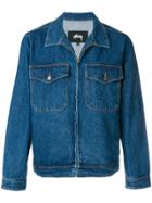 Stussy Boxy Denim Jacket - Blue