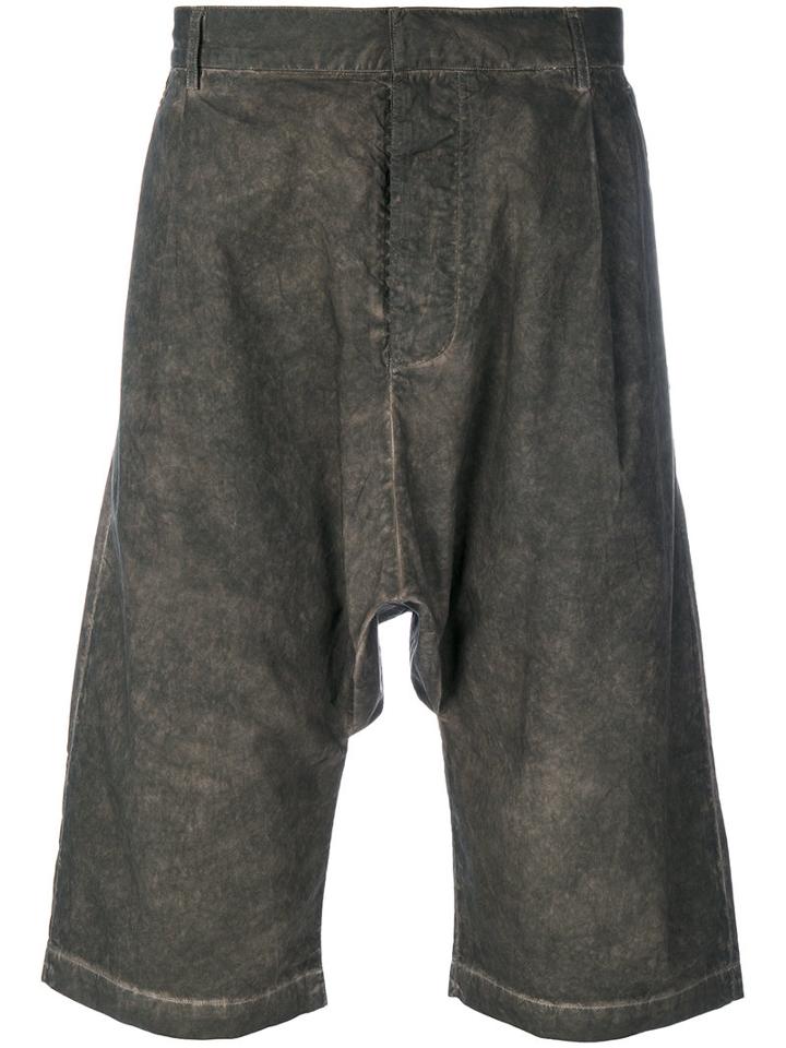 Unconditional - Drop-crotch Shorts - Men - Cotton - M, Brown, Cotton