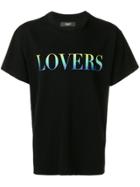 Amiri Lovers Print T-shirt - Black Rainbow