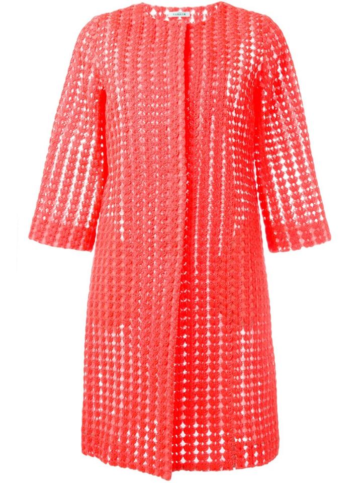 P.a.r.o.s.h. Half Sleeve Short Coat - Yellow & Orange