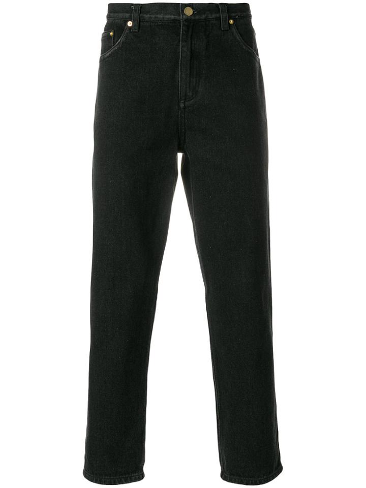 3.1 Phillip Lim Classic Cropped Jeans - Black