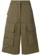 Ports 1961 Flared Bermuda Shorts - Green