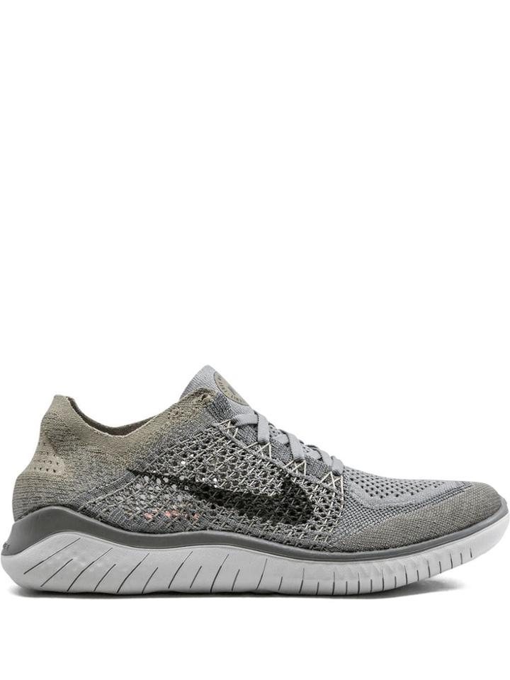 Nike Free Rn Flyknit 2018 Sneakers - Grey