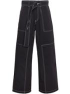 Liam Hodges Belted Work Trousers - Blue