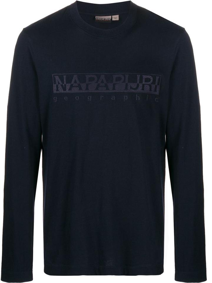 Napapijri Contrast Logo Jumper - Blue