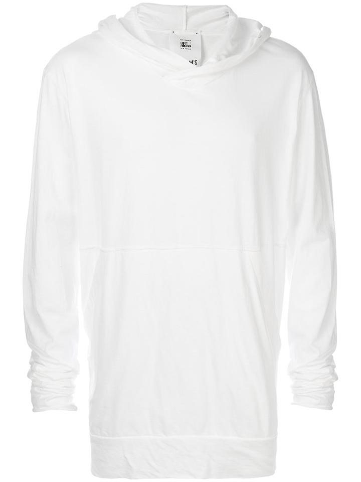 Lost & Found Rooms Kangaroo Pocket Hooded T-shirt - White