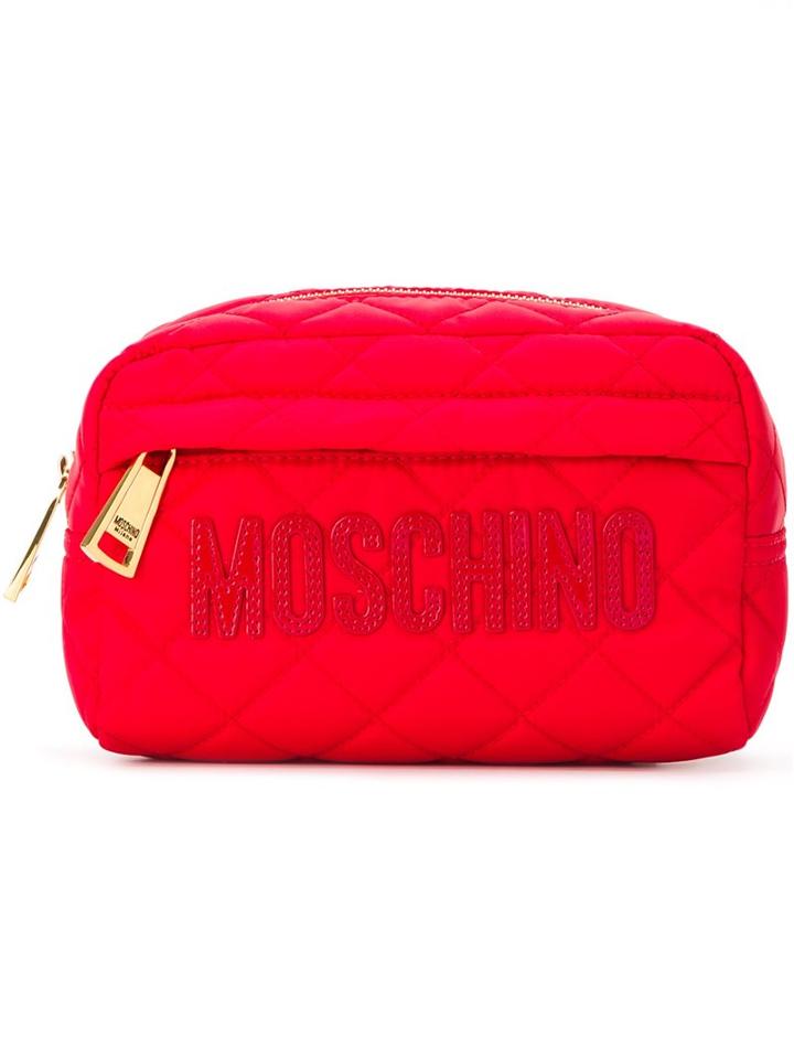 Moschino Quilted Make Up Bag