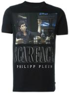 Philipp Plein 'scarface' T-shirt, Men's, Size: Medium, Black, Cotton/stone