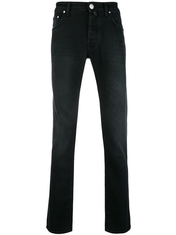 Jacob Cohen Handkerchief Straight-leg Jeans - Black