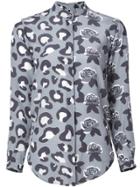 Thom Browne Mixed Print Shirt - Grey