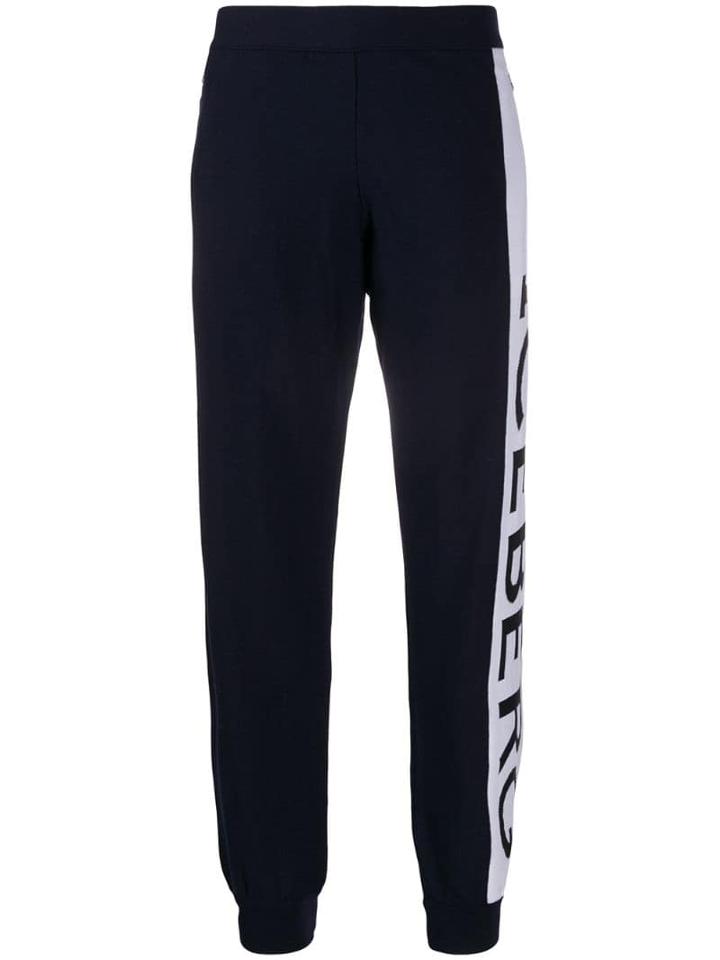 Iceberg Wool Track Pants - Blue