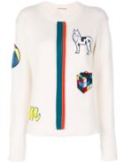 Marco De Vincenzo Embellished Jumper - White