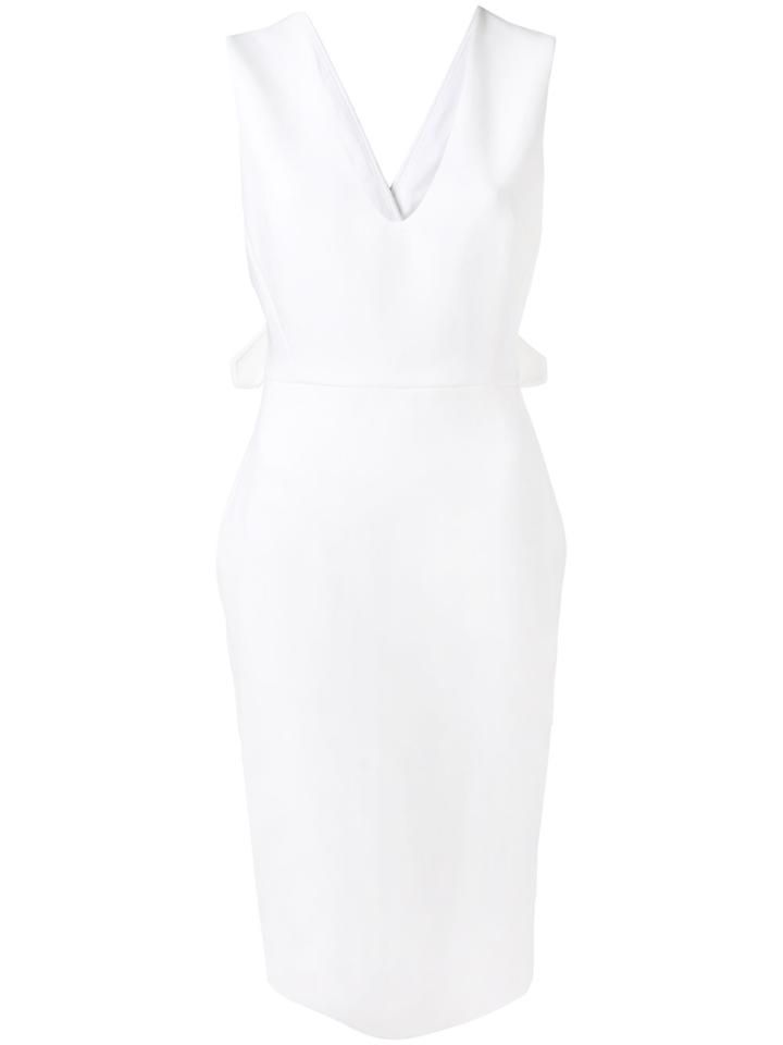 Victoria Beckham Cross Back Dress - White