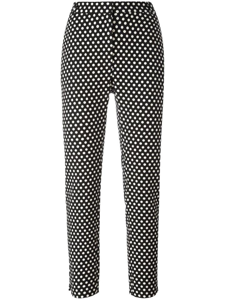 Christian Wijnants 'palm' Polka Dots Trousers - Black