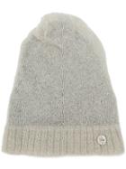Lost & Found Ria Dunn Ribbed Trim Beanie - Grey
