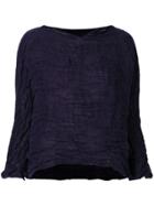 Daniela Gregis Wrinkled Blouse - Pink & Purple