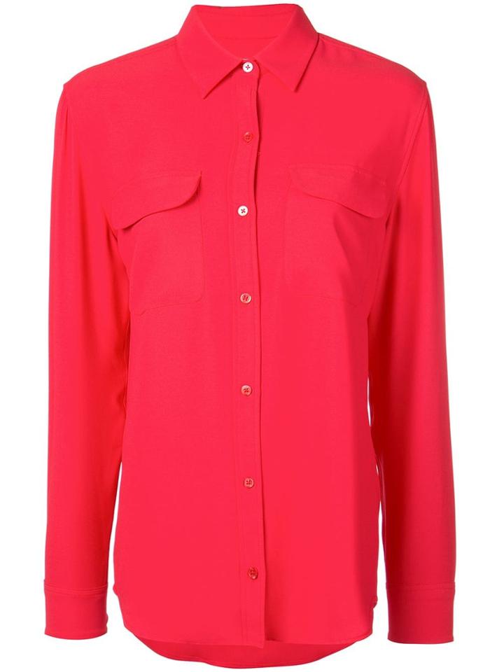 Equipment Relaxed-fit Shirt - Red