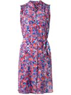 Saloni Floral Print Shirt Dress