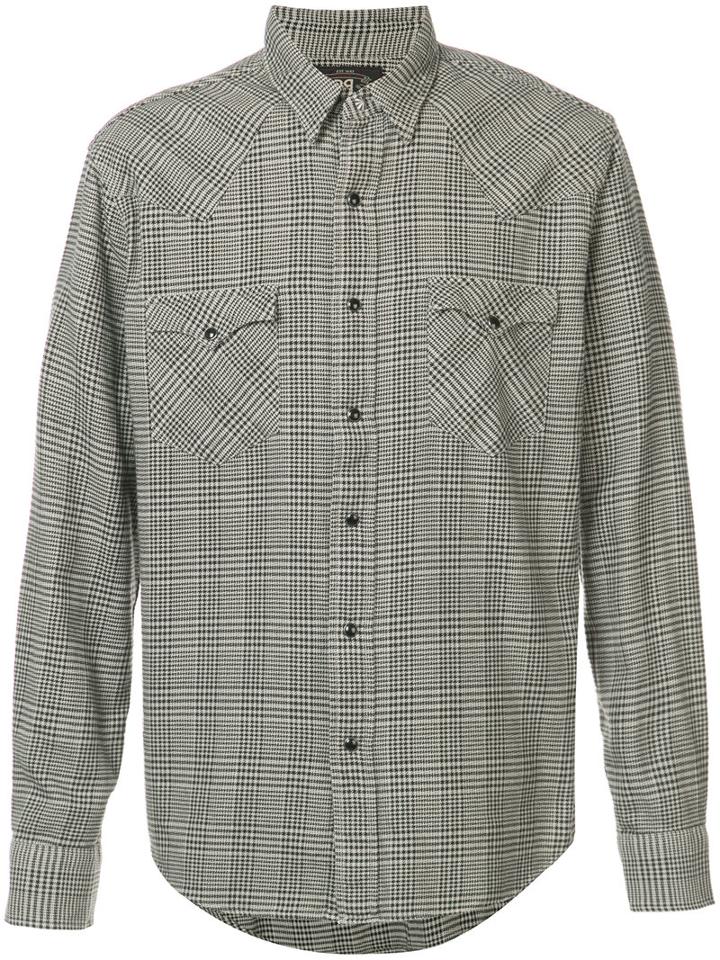 Rrl - Checked Shirt - Men - Cotton - Xl, White, Cotton