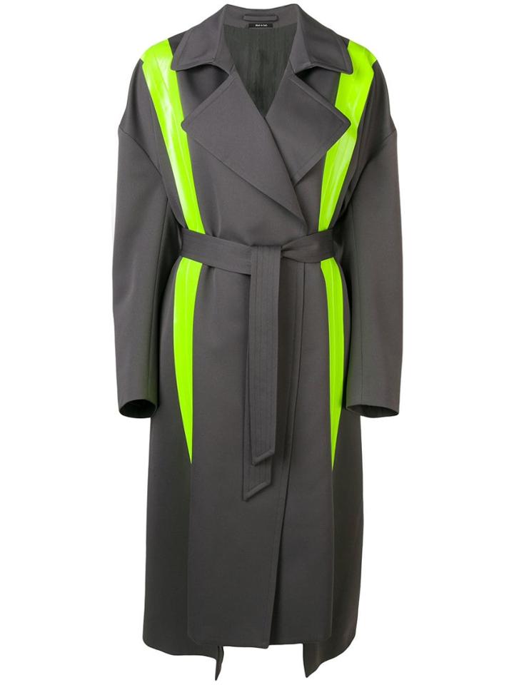 Maison Margiela Fluorescent Panels Trench Coat - Grey