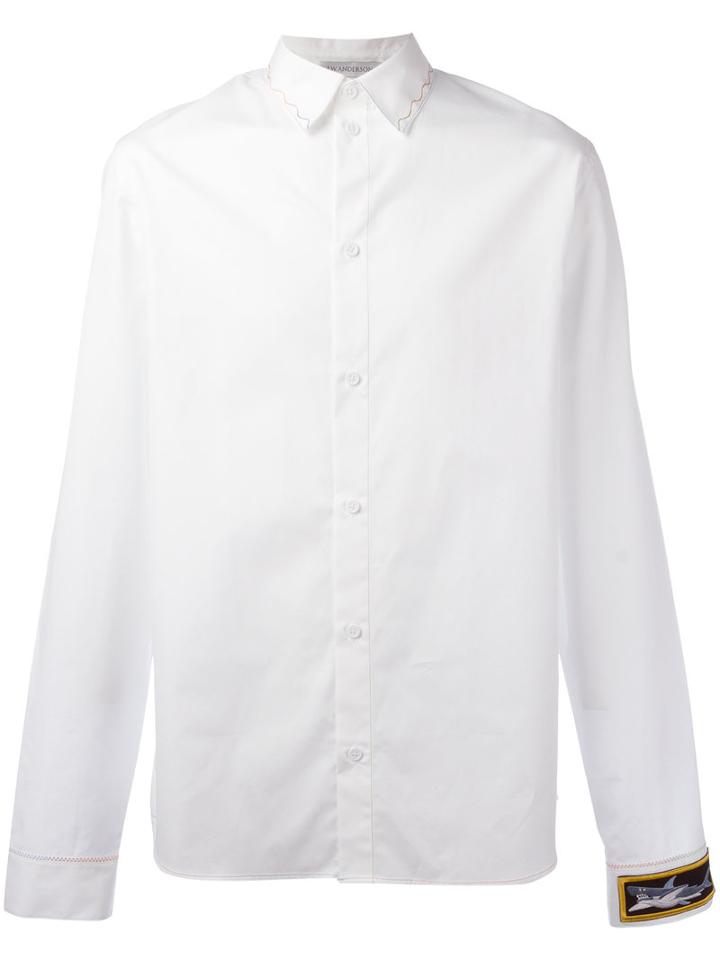 J.w.anderson Plain Shirt, Men's, Size: 50, White, Cotton