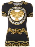 Versace - La Coupe Des Dieux T-shirt - Women - Spandex/elastane/viscose - 38, Black, Spandex/elastane/viscose