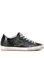 Golden Goose Star Patch Low Top Sneakers - Black