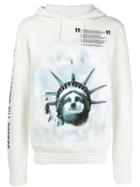 Off-white Statue Of Liberty Print Hoodie
