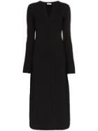 Toteme Amaya V-neck Long Crepe Dress - Unavailable