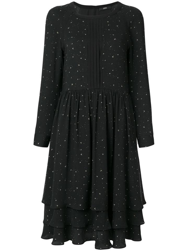 Steffen Schraut Layered Flared Dress - Black