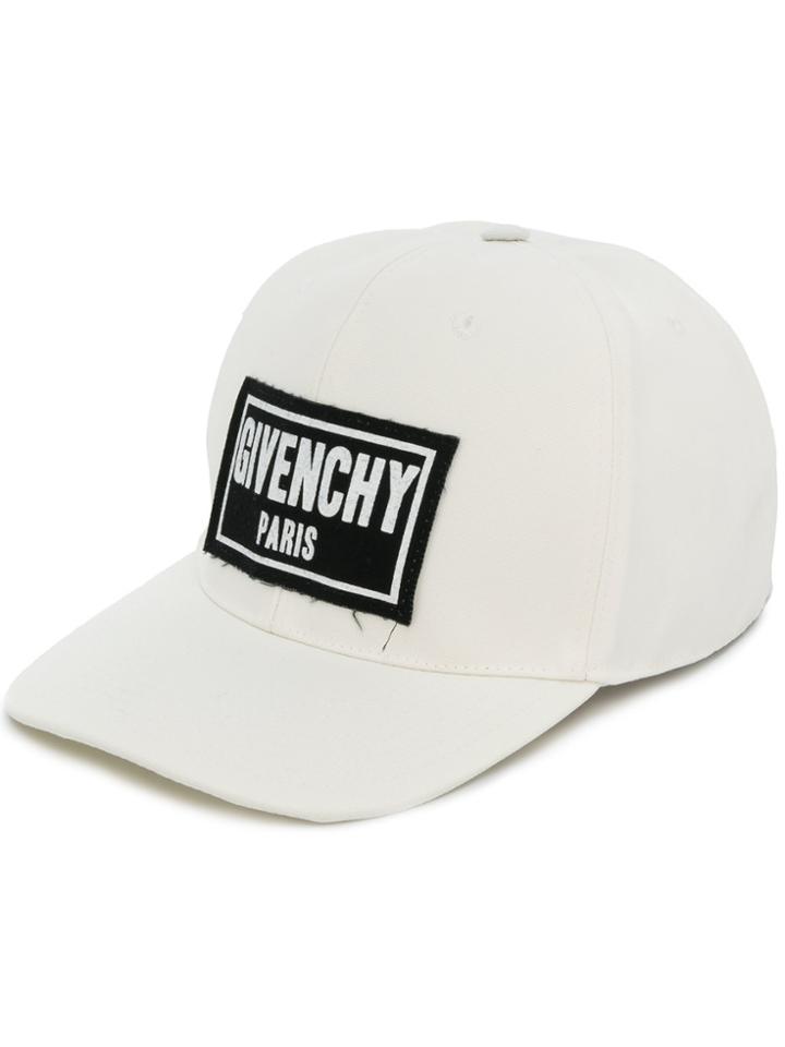 Givenchy Logo Patch Cap - White