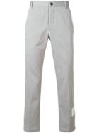 Thom Browne Cotton Twill Unconstructed Chino Trouser - Grey